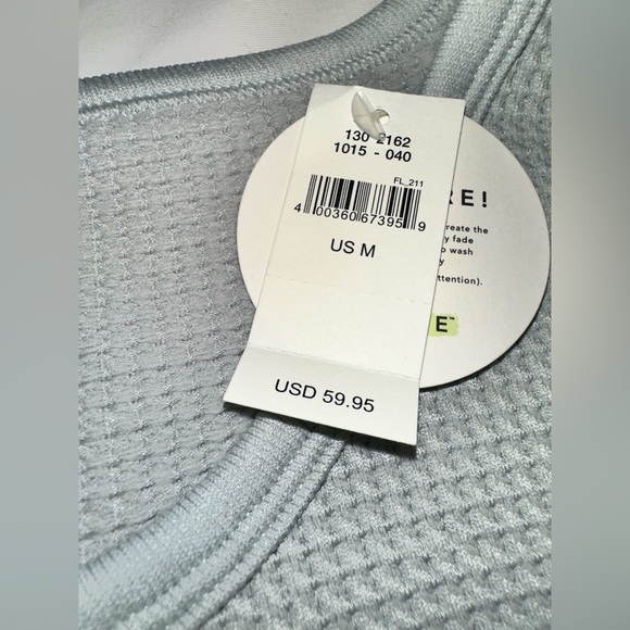 NWT OFFLINE by Aerie Light Sage Waffle Knit Long Sleeve Crop Top🍃 - Picture 8 of 9